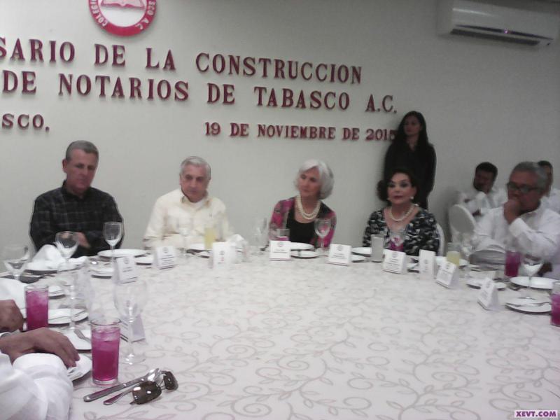 Reconocimiento póstumo a Salvador Neme en aniversario de sede del Colegio de Notarios