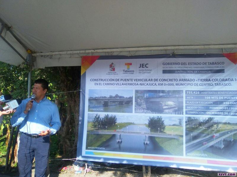 Demolerán puente Tierra Colorada 1 el 15 de febrero: JEC