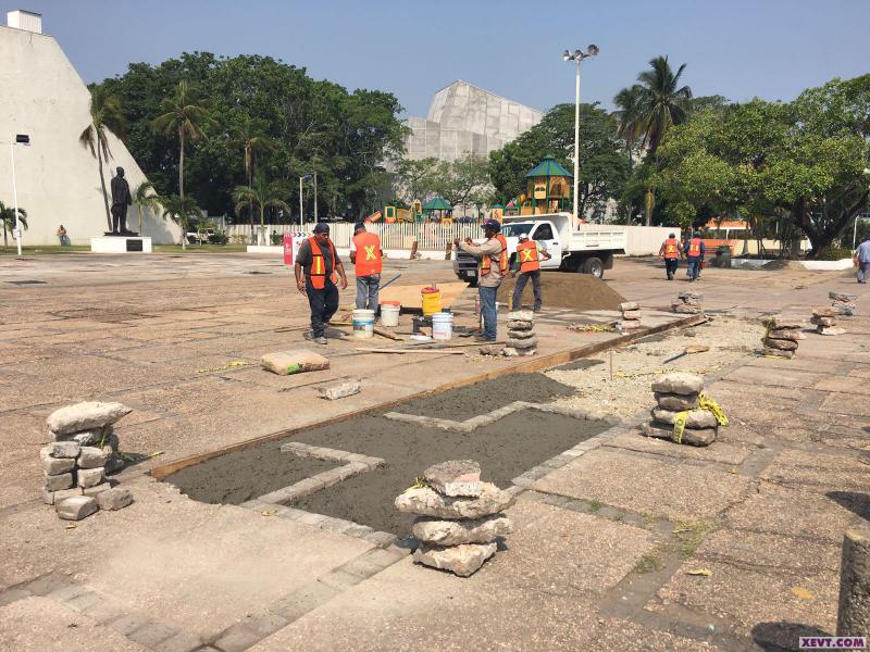 Inician rehabilitación de la Plaza de la Revolución