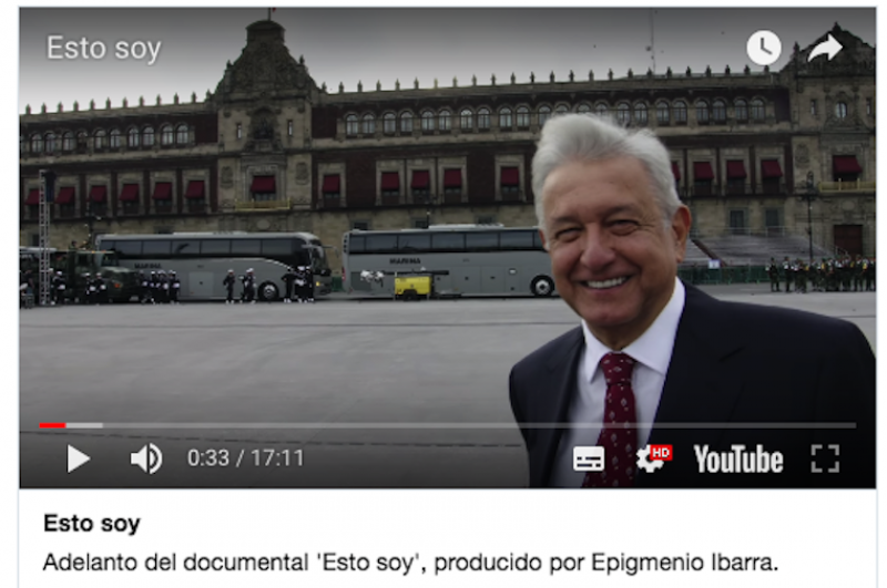 AMLO lanza documental autobiográfico en Twitter