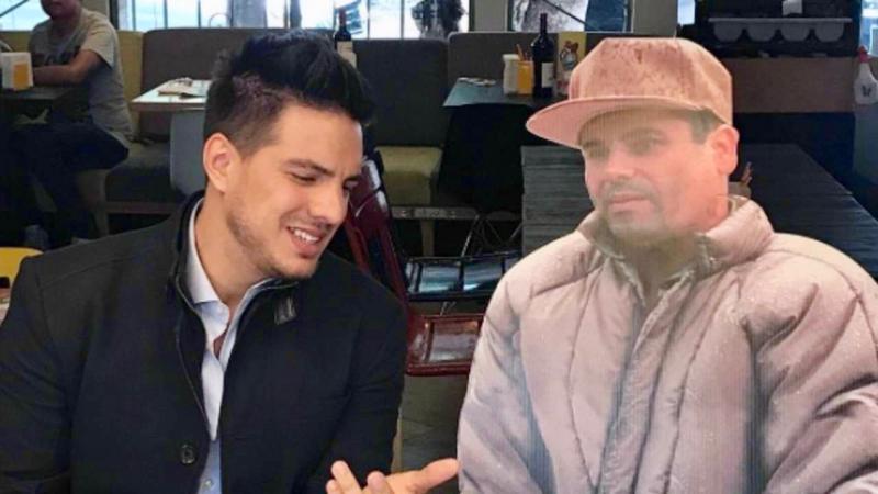 Vadhir Derbez sube a Instagram fotomontaje con el ‘Chapo’