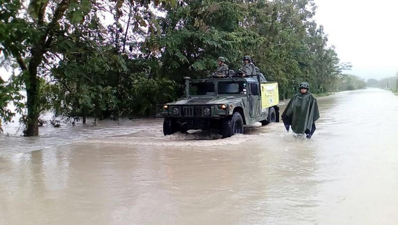 Ejército interviene en zonas afectadas de la región de la Sierra Ejército interviene en zonas afectadas de la región de la Sierra