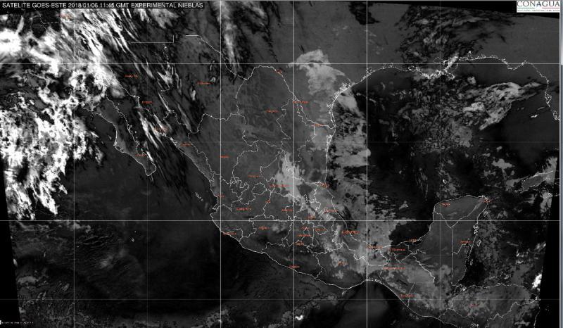 Continúa descenso de temperaturas en Tabasco