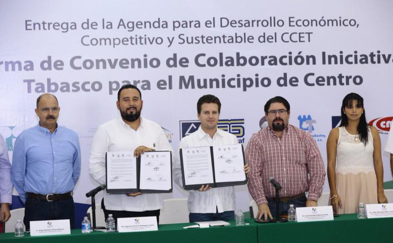 Entrega CCET  ‘Agenda para el Desarrollo Económico, Competitivo y Sustentable’