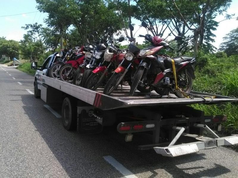 Más de 95 mil motos circulan en Tabasco sin placas: PEC