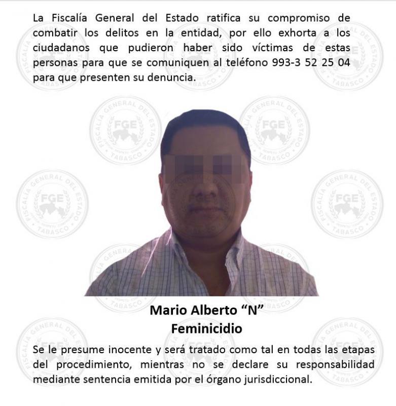 ‘Esclarecen’ feminicidio del año 2015 en Teapa