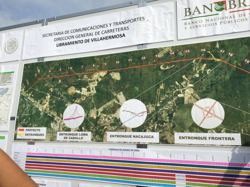 Reiteran posible visita de EPN para inaugurar Libramiento de Villahermosa