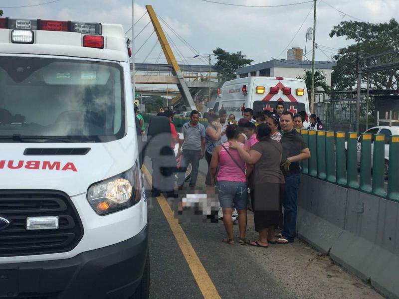Muere estudiante de secundaria atropellado a la altura del puente Grijalva I
