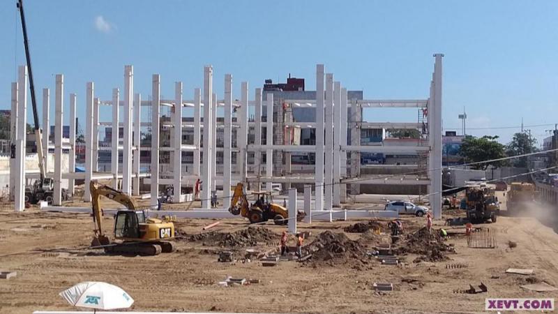 Iniciará en breve el colado de la losa del nuevo mercado Pino Suárez