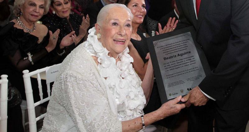 Fallece actriz de la época de Oro del cine mexicano, Beatriz Aguirre