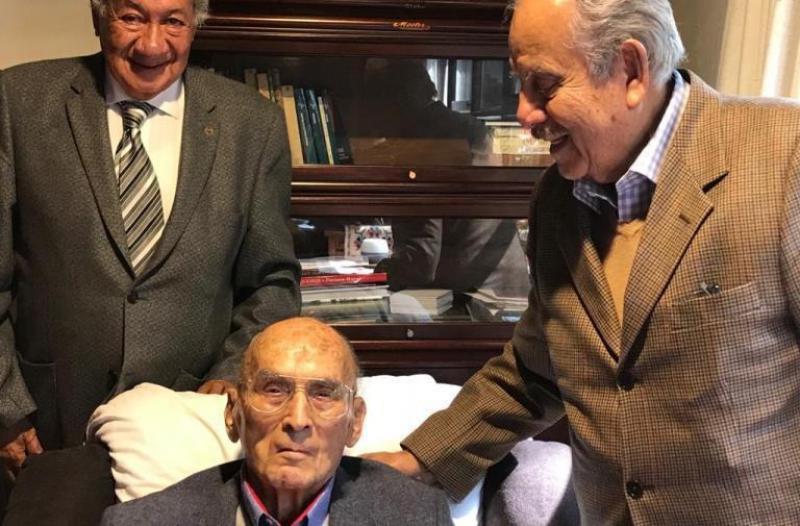 Luis Echeverría Álvarez el ex presidente de México más longevo. 