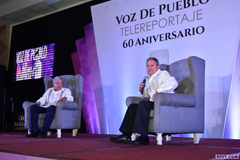 Celebra Telereportaje 60 años de transmisiones ininterrumpidas junto a AMLO