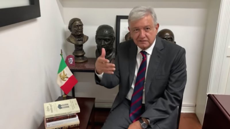 Critica AMLO el escándalo generado por la cancelación del aeropuerto de Texcoco Critica AMLO el escándalo generado por la cancelación del aeropuerto de Texcoco