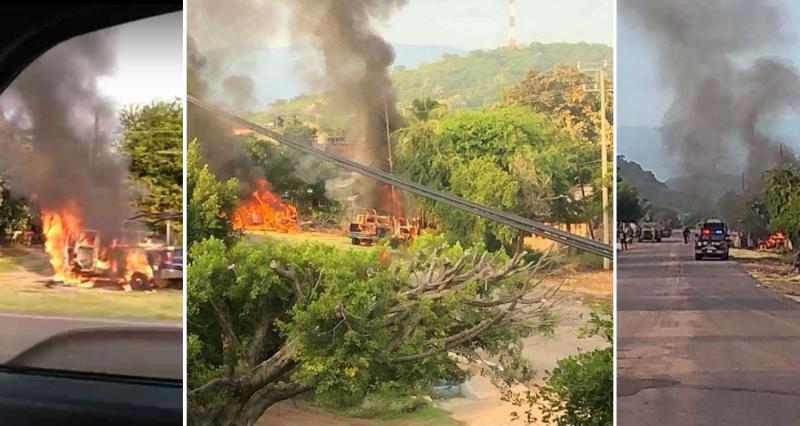 Emboscan a policías en Michoacán, matan a 13 elementos Emboscan a policías en Michoacán, matan a 13 elementos