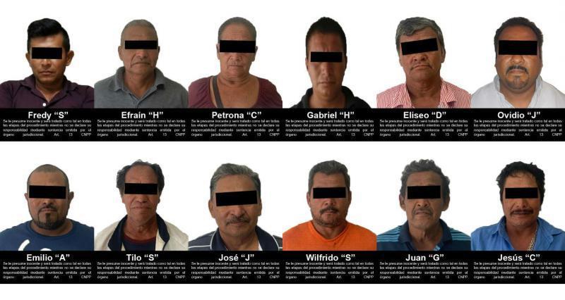 Detiene FGR a 12 invasores de predio del Colegio de Postgraduados