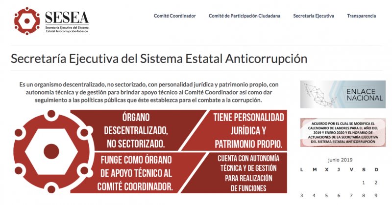 Coloca Tabasco a personas con perfiles inadecuados en combate a la corrupción: estudio; lamenta SEA estigmatización