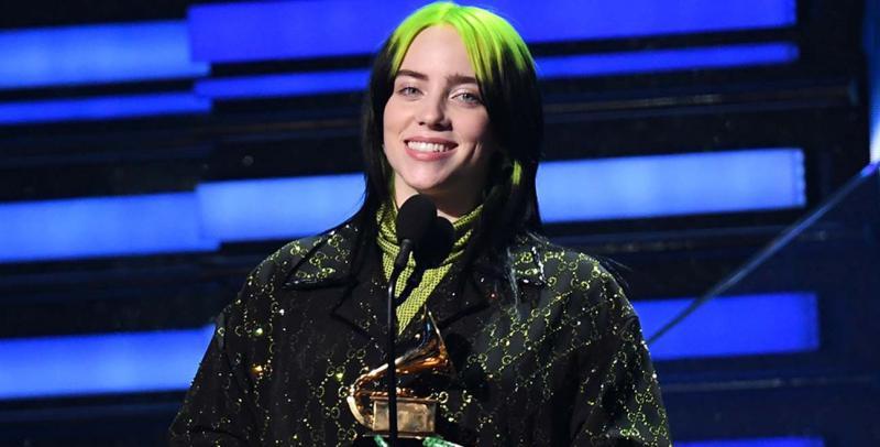 Billie Eilish gana cinco Grammys 2020
