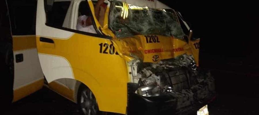 Accidente en la Villahermosa–Macuspana deja dos personas prensadas Accidente en la Villahermosa–Macuspana deja dos personas prensadas