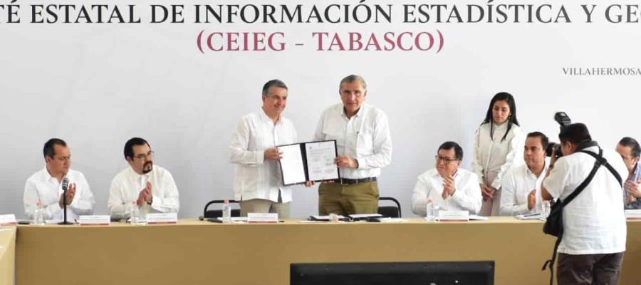 Instalan Comité Estatal de Información Estadística y Geografía