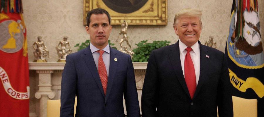 Asegura Juan Guaidó que EU le ha dado un respaldo total a su investidura