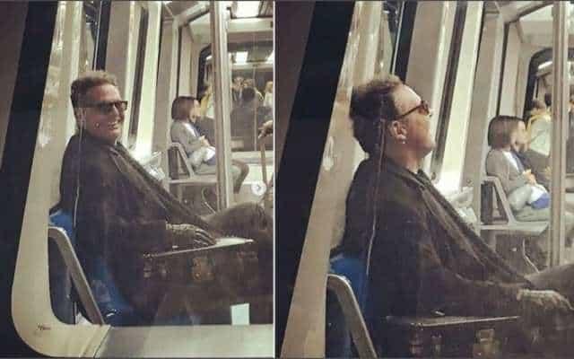 Captan a Luis Miguel en el metro en Madrid