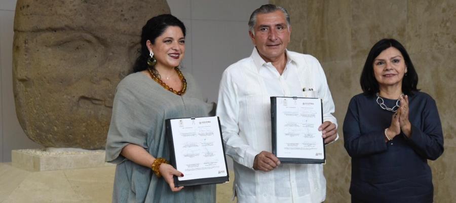 Firman Gobierno estatal y Secretaría de Cultura federal convenio para promover expresiones artísticas y culturas de Tabasco Firman Gobierno estatal y Secretaría de Cultura federal convenio para promover expresiones artísticas y culturas de Tabasco