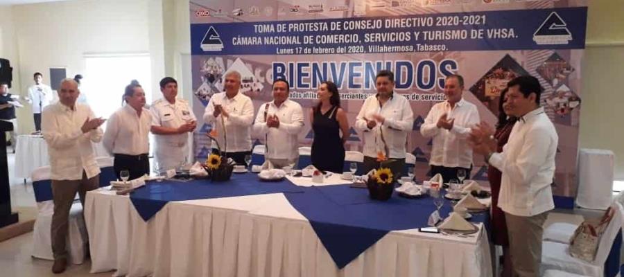 Rinde protesta Consejo Directivo 2020-2021 de la Canaco Villahermosa