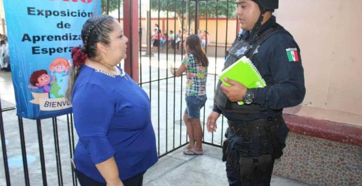 Realiza SSPC operativos de seguridad y vialidad en escuelas de Villahermosa
