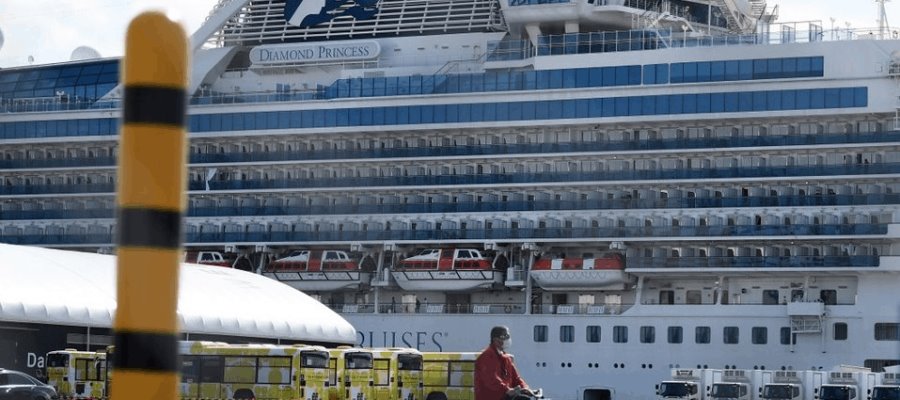Mueren dos ex pasajeros del crucero Diamond Princess, diagnosticados con coronavirus