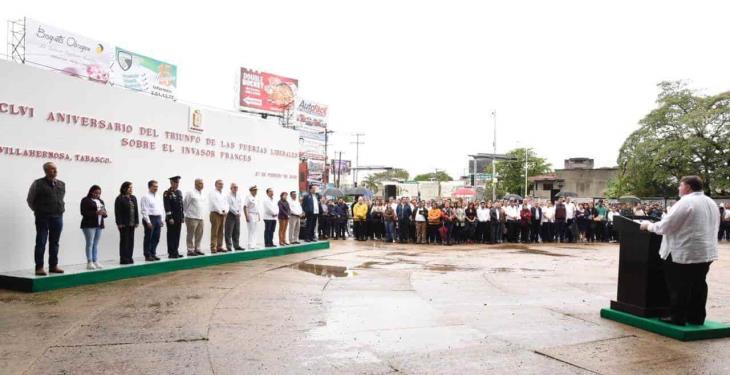 Conmemoran 156 aniversario del triunfo de las fuerzas liberales sobre el invasor francés