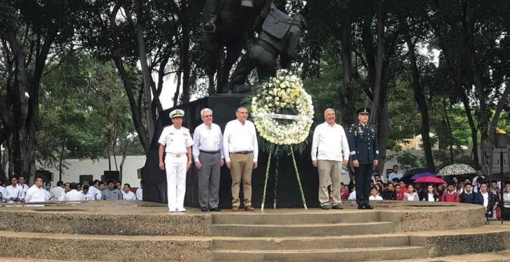 Conmemoran 156 aniversario del triunfo de las fuerzas liberales sobre el invasor francés