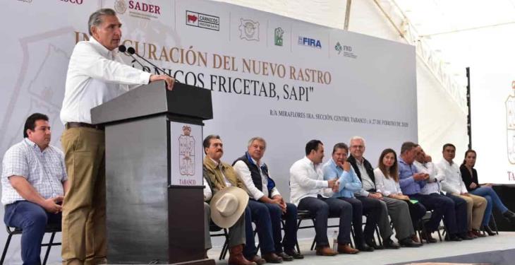 Inauguran nuevo rastro municipal de Centro