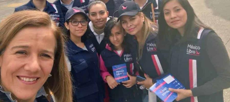 Presenta Margarita Zavala constancia ante el INE para fundar México Libre