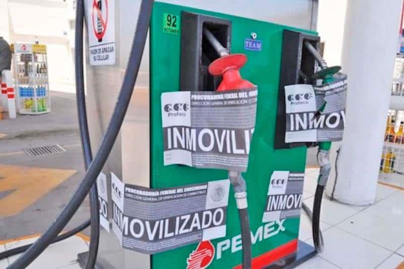 Inmoviliza PROFECO 30 bombas más... en gasolineras que no daban el litro de a litro