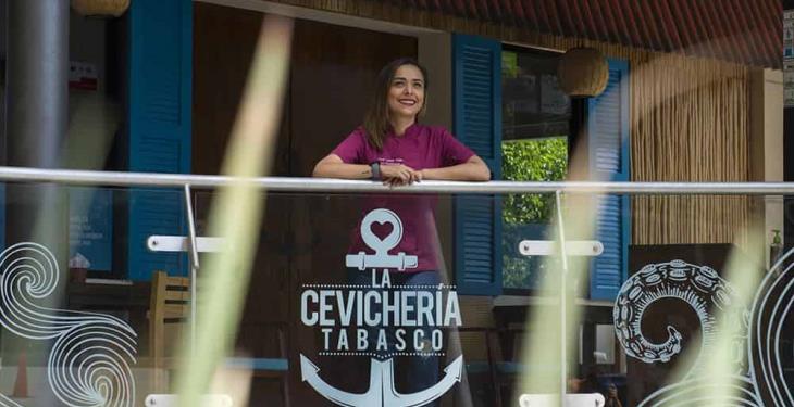 Lupita Vidal, de La Cevichería para Tabasco, rompe con los estigmas y crea conceptos únicos