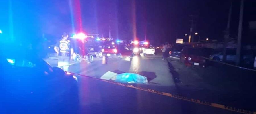 Muere persona arrollada por una moto en la Villahermosa-Reforma