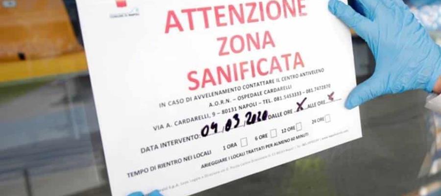 Mueren 41 personas por coronavirus en Italia, en las últimas 48 horas