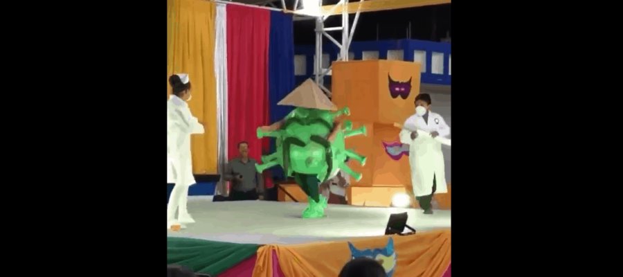 Representan en carnaval de Tamaulipas al Covid-19; lo hacen por ser tema de moda