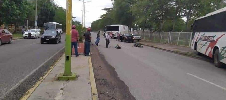 Atropellan a mujer en Ciudad Pemex, Macuspana