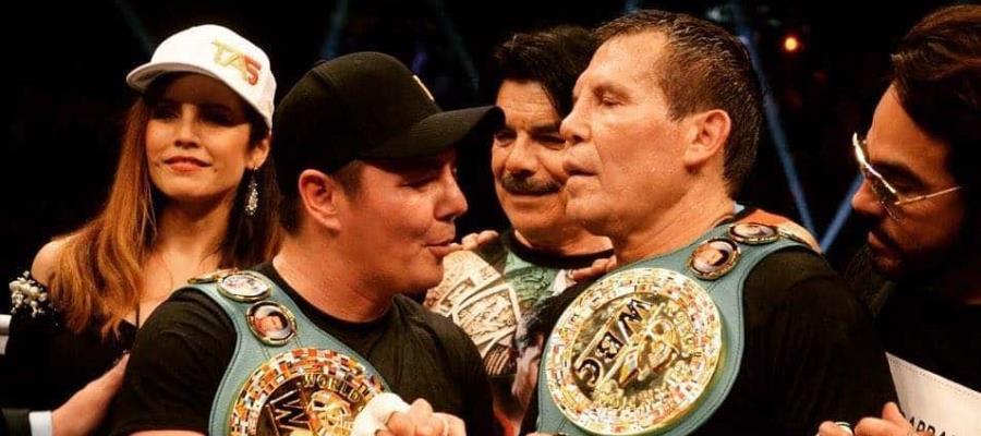 Sin ganador la pelea entre Julio César Chávez y Travieso Arce