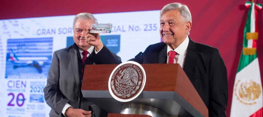 Hoy darán detalles sobre la rifa del avión presidencial, adelanta AMLO