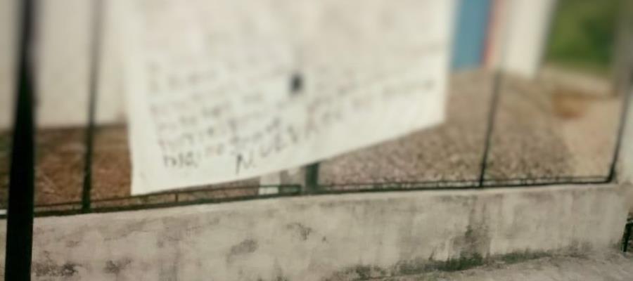 Localizan manta con amenazas a presuntos delincuentes en Vicente Guerrero, Centla Localizan manta con amenazas a presuntos delincuentes en Vicente Guerrero, Centla