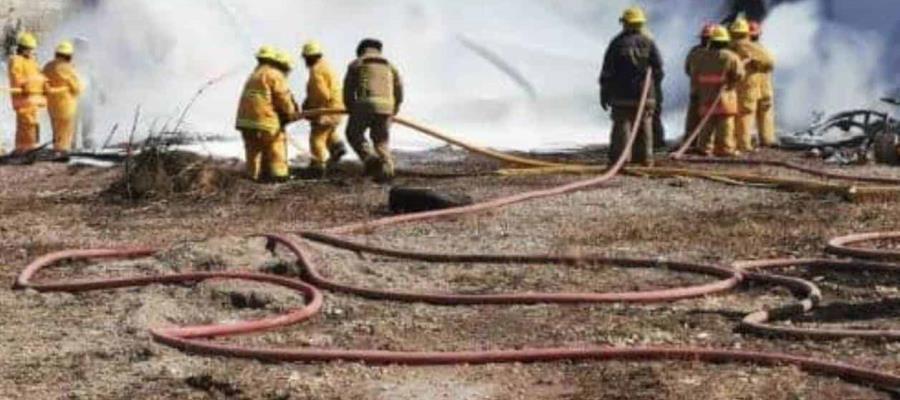 Sofocan al 100% incendio en bodega clandestina de Cárdenas