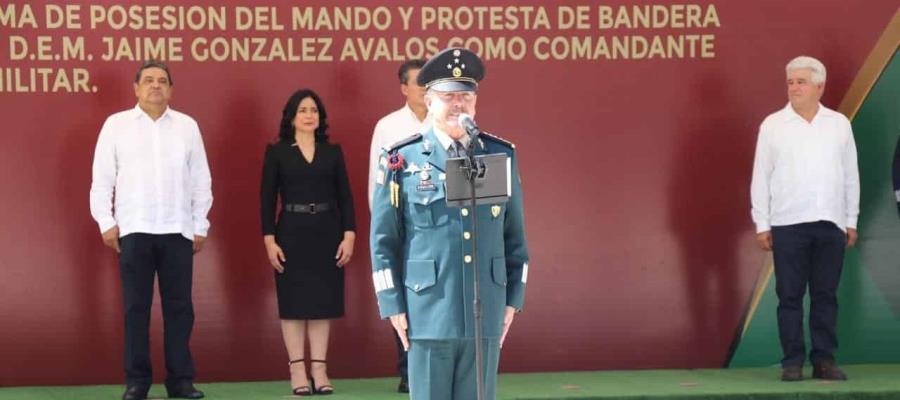 Toman protesta al nuevo comandante de la VII región militar en Chiapas