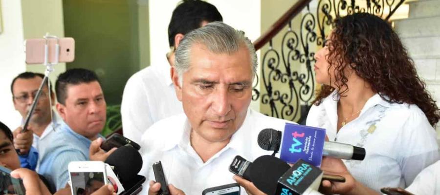 Descarta Adán Augusto suspender giras por municipios o estados a donde sea convocado