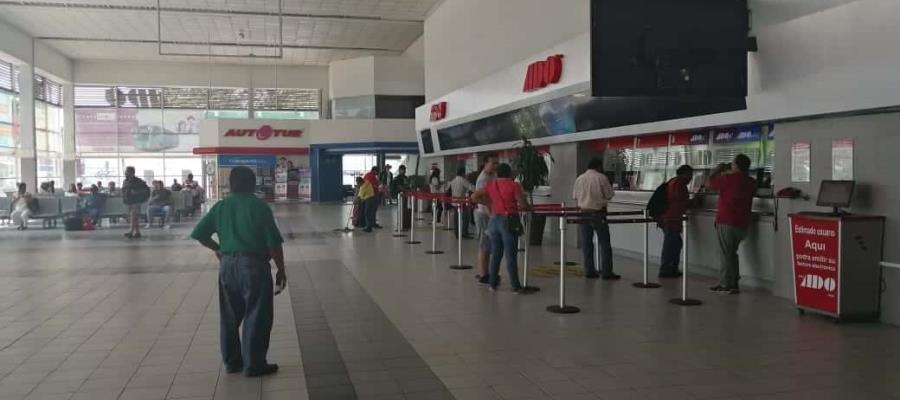 Reporta CANAPAT reducción en la movilidad de pasajeros a sitios turísticos ante coronavirus