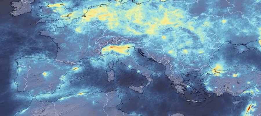 Muestra Agencia Espacial Europea que por el cierre de ciudades la contaminación se ha reducido