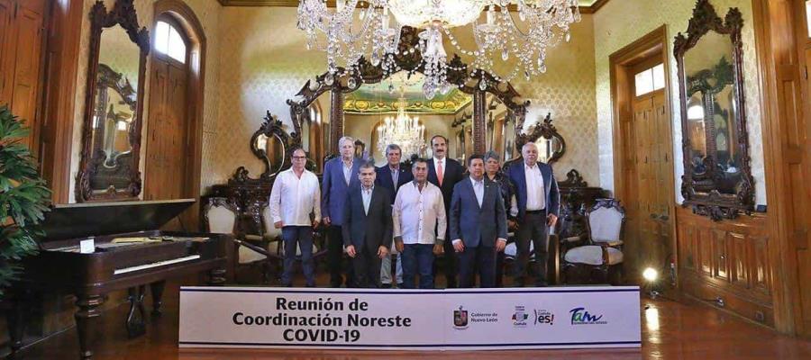 Coahuila, Nuevo León y Tamaulipas, construyen frente contra el Covid-19 Coahuila, Nuevo León y Tamaulipas, construyen frente contra el Covid-19