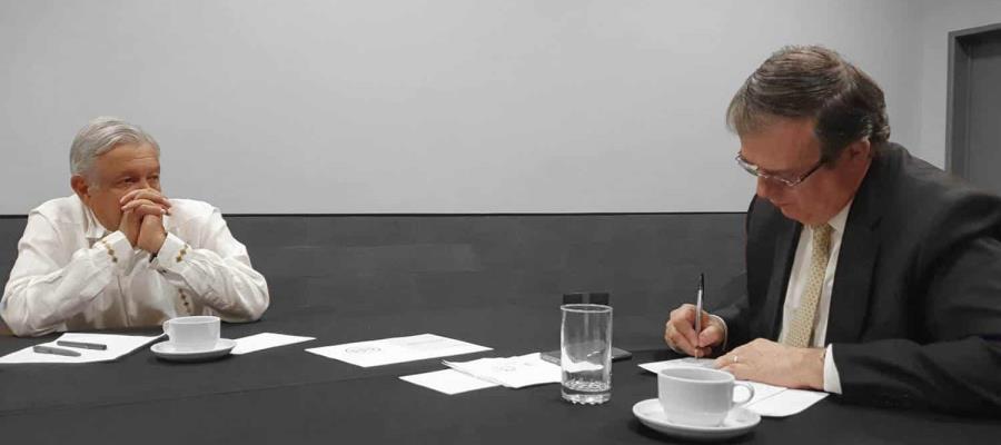 Agradece AMLO a Trump por mantener abierto el comercio en la frontera