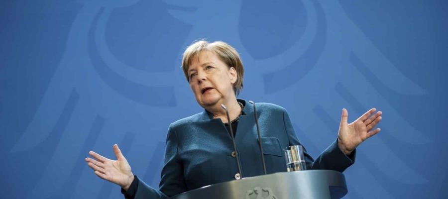 Canciller alemana Angela Merkel, se pone en cuarentena, tras estar en contacto con médico con coronavirus